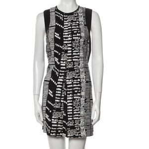 Proenza Schouler Black White Mini swing dress 2/4